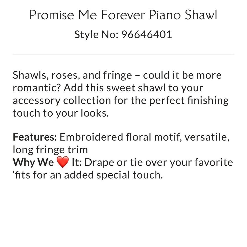 Free People Promise Me Forever Piano Shawl boho Black White One Size New NWT - Picture 4 of 5